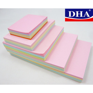 Colored Sticky Note All Standard Size Self-Adhesive Feature and Yes Customized Sticky Note Professional Sticky Note Manufacturer